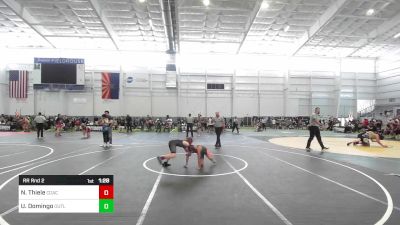 89 lbs Rr Rnd 2 - Nixen Thiele, Coachella Valley WC vs Urijah Domingo, Outlaws WC