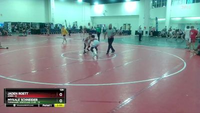 126 lbs Round 4 (10 Team) - Mykale Schneider, Tomahawk Wrestling Club vs Jaden Roett, AAWA