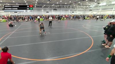 145 lbs Champ. Round 1 - America Cabrera, Unattached vs Julianna Caisse, Unattached