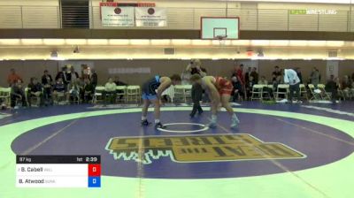 97 kg Consolation - Blaize Cabell, Valley RTC vs Braden Atwood, Sunkist Kids Wrestling Club
