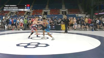 113 lbs Champ. Rd Of 64 - Riley Crandall, Pennsylvania vs Rama Valencerina, California