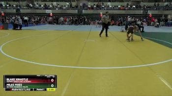 75 lbs Cons. Round 2 - Miles Maes, De Pere Redbirds Youth vs Blake Xinastle, Summit Wrestling Academy