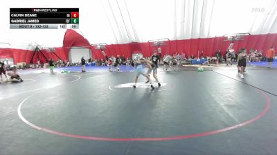 132-133 lbs Round 1 - Gabriel James, Franklin Central Flashes vs Calvin Deane, Oswego East