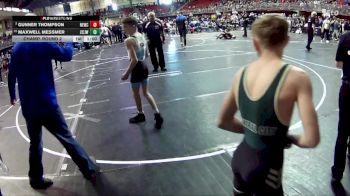 90 lbs Champ. Round 2 - Maxwell Messmer, Central City JR. Wrestling vs Gunner Thompson, Nebraska Elite Wrestling Club