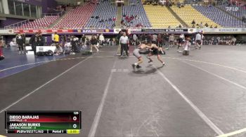 125 lbs Placement (4 Team) - Jakason Burks, Central Missouri vs Diego Barajas, Maryville