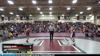 J-15 lbs Quarterfinal - Dominick Bagby, USA Mat Club vs Jace Klendworth, IAWC