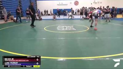 152 lbs Quarterfinal - Bo Ice Jr, Smith Mountain Lake Wrestling Club vs Luke Murray, Virginia Slaughterhouse