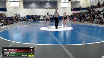 100G 2nd Place Match - Taylor Cooley, Wasilla High School vs Naomi Keller, Soldotna