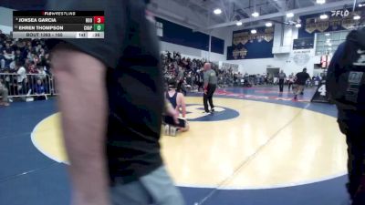 165 lbs 5th Place Match - Jonsea Garcia, Eleanor Roosevelt vs Ehren Thompson, Chaparral