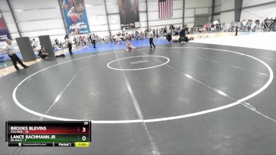 80 lbs Rd# 10- 4:00pm Saturday Final Pool - Lance Bachmann Jr, PA Gold vs Brooks Blevins, Cali Red