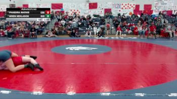 130 lbs Quarterfinal - Phaedra Mathis, Castle Rock (Girls) vs Wren Neklason, Black Hills (Girls)