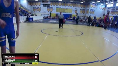 138 lbs Round 2 (8 Team) - Ehab Shalaby, Attack WC vs Adriel Pina, Cowboys WC