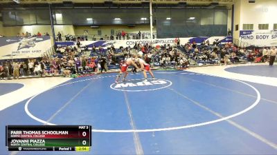 184 lbs Cons. Round 3 - Jovanni Piazza, North Central College vs Parr Thomas Schoolman, North Central College