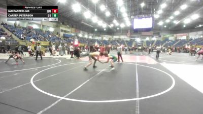 165 lbs Semifinal - Ian Easterling, Bear Cave WC vs Carter Peterson, GI Grapplers