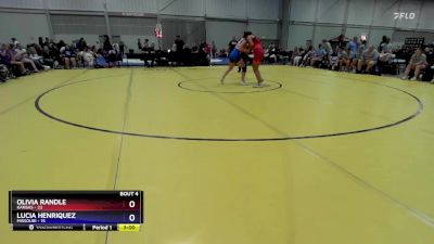 145 lbs Round 1 (8 Team) - Olivia Randle, Kansas vs Lucia Henriquez, Missouri