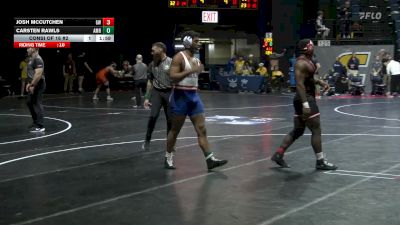 197 lbs Consi Of 16 #2 - Josh McCutchen, Gardner-Webb vs Carsten Rawls, American