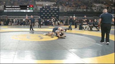 157 lbs Semifinal - Jeremy McGrath, Greens Farms Academy vs Brooklyn Pickett, Mount Saint Joseph