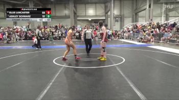 155 lbs Champ. Round 1 - Ellie Lancaster, De Soto Kids vs Ashley Schwarz, Topeka Blue Thunder