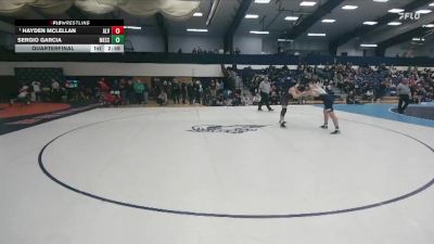 184 lbs Quarterfinal - Hayden McLellan, Alvernia vs Sergio Garcia, Messiah