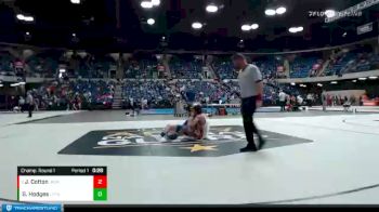 152 lbs Champ. Round 1 - James Cotton, Jacksonville vs Gabriel Hodges, Limestone