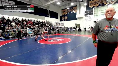132 lbs Cons. Round 3 - Jonathan Madera, Chino vs Dante Selway, El Dorado