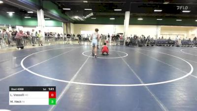 126 lbs Round Of 128 - Landon Vassalli, MO vs Marcus Heck, PA