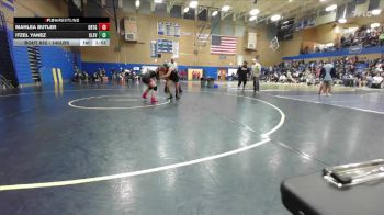 140lbs Champ. Round 2 - Itzel Yanez, Cleveland (Girls) vs Mahlea Butler, Orting (Girls)