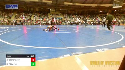 61 lbs Round Of 64 - Jase Cabrera, Unaffiliated vs Broderick Tittle, Bay Wrestling Club