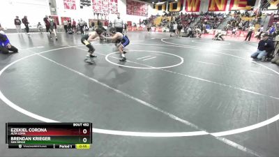 106 lbs Cons. Round 3 - Ezekiel Corona, Alta Loma vs Brendan Krieger, San Dimas