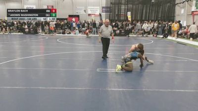 144 lbs Champ. Rd Of 32 - Adonis Washington, Callan vs Braylon Bach, HWA