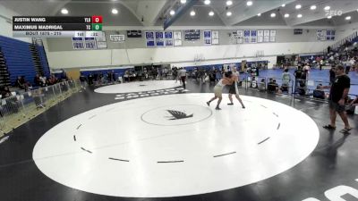 215 lbs Cons. Round 4 - Justin Wang, Yorba Linda HS vs Maximus Madrigal, Team Credo