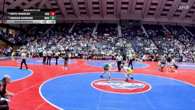 4A-120 lbs Quarterfinal - Keith Wheeler, Perry vs Keegan Dawkins, Walnut Grove