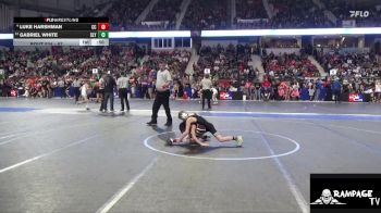 67 lbs Champ. Round 1 - Gabriel White, Slyfox vs Luke Harshman, Chase County