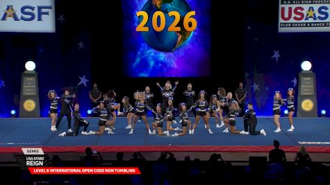 USA Starz - Reign [2026 L6 International Open Coed Non Tumbling Semis] 2026 The Cheerleading Worlds