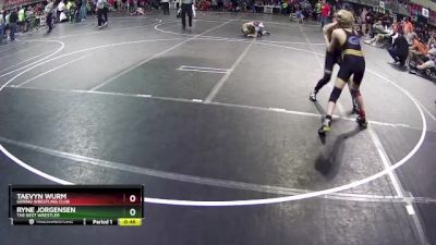 105 lbs Cons. Round 4 - Taevyn Wurm, Gering Wrestling Club vs Ryne Jorgensen, The Best Wrestler