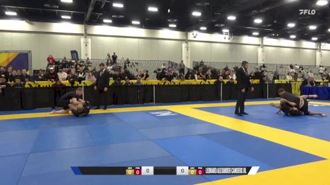 Leonard Alexander Canders Jr. vs Max Pascale 2024 World IBJJF Jiu-Jitsu No-Gi Championship