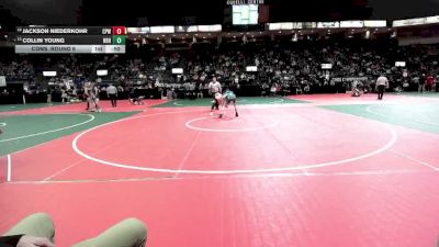 126 lbs Cons. Round 6 - Jackson Niederkohr, CPWA vs Collin Young, NBHA