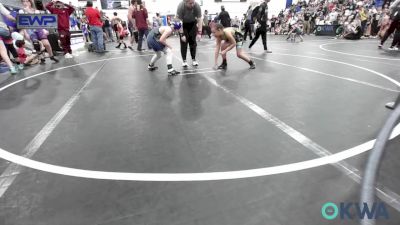 80 lbs Rr Rnd 3 - Jaxsyn James, Norman Grappling Club vs Noah Yates, Newcastle Youth Wrestling