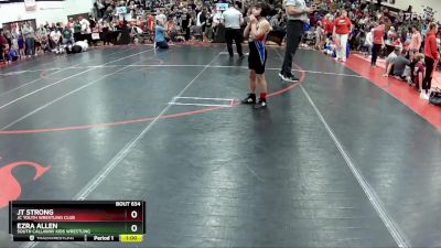 75B Round 3 - Ezra Allen, South Callaway Kids Wrestling vs Jt Strong, JC Youth Wrestling Club