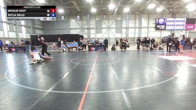 U17 Women - 65 lbs Cons. Round 2 - Natalin Hout, CA vs Shyla Sells, OR