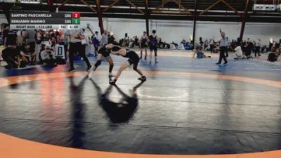 113 lbs Semifinal - Santino Pascarella, Savage Wrestling Academy vs Benjamin Marino, Savage Wrestling Academy