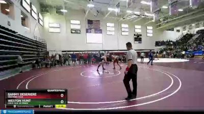 285 Lbs Quarterfinal - Weston Hunt, Colo. Sch. Of Mines Vs Sammy 