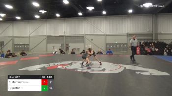 61 lbs Prelims - Bradley Martinez, POWA vs Peyton Boston, Team Techfall
