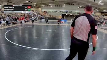 215 lbs Placement (4 Team) - Drew Austin, Lakeway Christian Academy vs Tyre Brown, Chattanooga Christian School