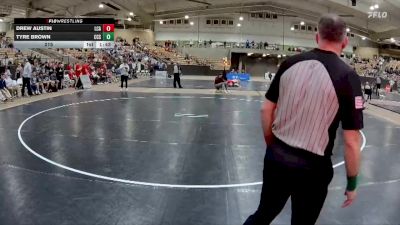 215 lbs Placement (4 Team) - Drew Austin, Lakeway Christian Academy vs Tyre Brown, Chattanooga Christian School