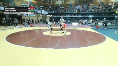 174 lbs Champ. Round 1 - Diego Duarte, Adams State vs Skyler Geer, Newman