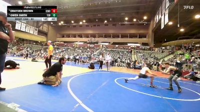 80 lbs 1st Place Match - Drayden Brown, Springdale Elite Wrestling Club vs Owen Smith, Team Conquer Wrestling