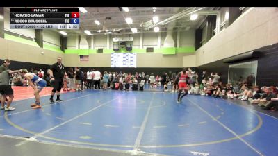 132 lbs Consi Of 8 #1 - Horatio Lamar, The Chicken Coop Wrestling Club vs Rocco Bruscell, The Chicken Coop Wrestling Club