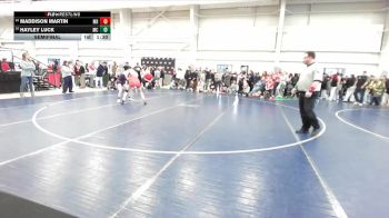 115 lbs Semifinal - Maddison Martin, Mountain Ridge vs Hayley Luck, Mountain Crest