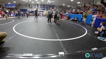 52 lbs Rr Rnd 1 - Obadiah Boyd, Harrah Little League Wrestling vs Emilie Lawler, Midwest City Bombers Youth Wrestling Club